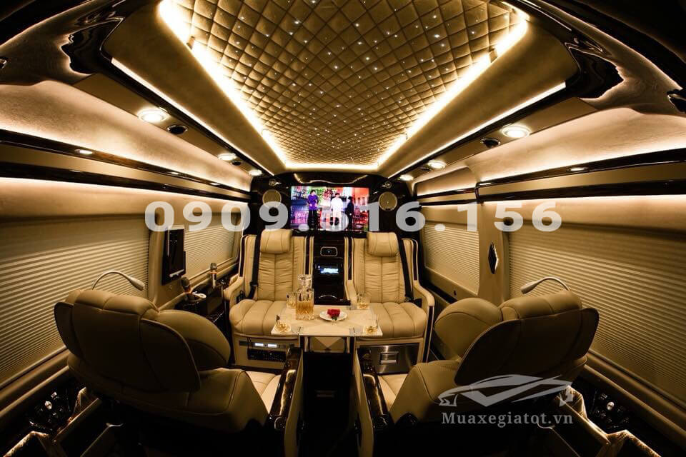 ford limousine dac biet vip muaxegiatot vn 11 - Giới thiệu Ford Transit Limousine 2021 kèm giá bán