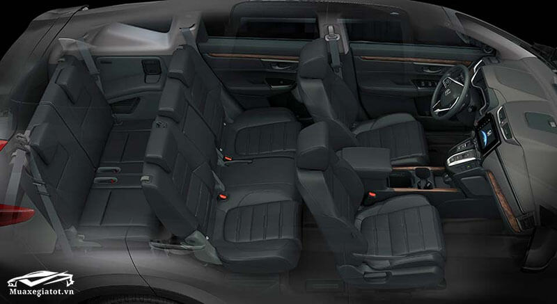Không gian nội thất xe Honda CR-V 7 chỗ