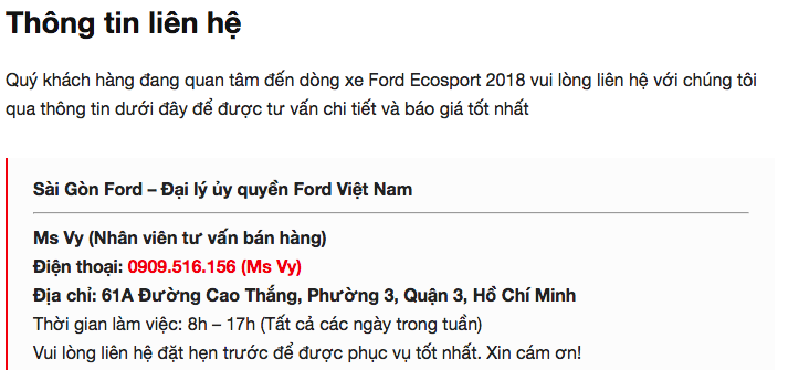 lien he mua xe ford muaxegiatot vn - Chi tiết xe Ford Ecosport Trend 1.5L AT 2021 số tự động