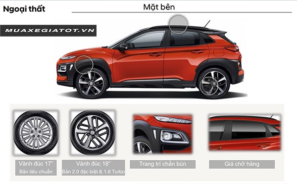 ngoai that xe kona 2018 2019 3 muaxegiatot vn - Hyundai Kona 2022: Thông số, Giá lăn bánh & Mua trả góp