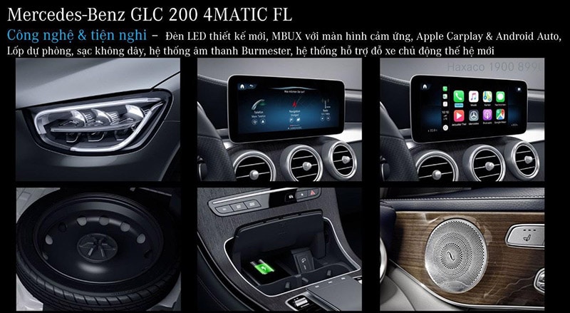 1 cong nghe tien ich glc 200 4matic muaxegiatot vn - Mercedes GLC 200 4Matic 2022: Thông số, Giá lăn bánh & Mua trả góp