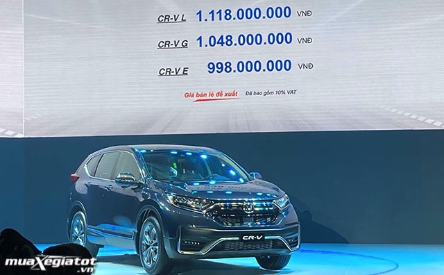 ra mat honda crv 2020 2021 Facelift lap rap viet nam muaxegiatot vn - Honda CR-V 2022: Thông số, Giá lăn bánh & Mua trả góp