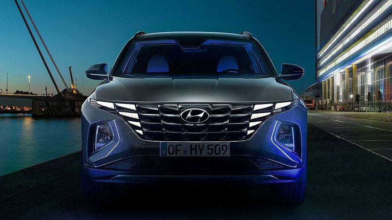 den led hyundai tucson 2021 ra mat han quoc muaxegiatot vn - Đánh giá xe Hyundai Tucson 2022: Cuộc “cách mạng” về thiết kế và công nghệ