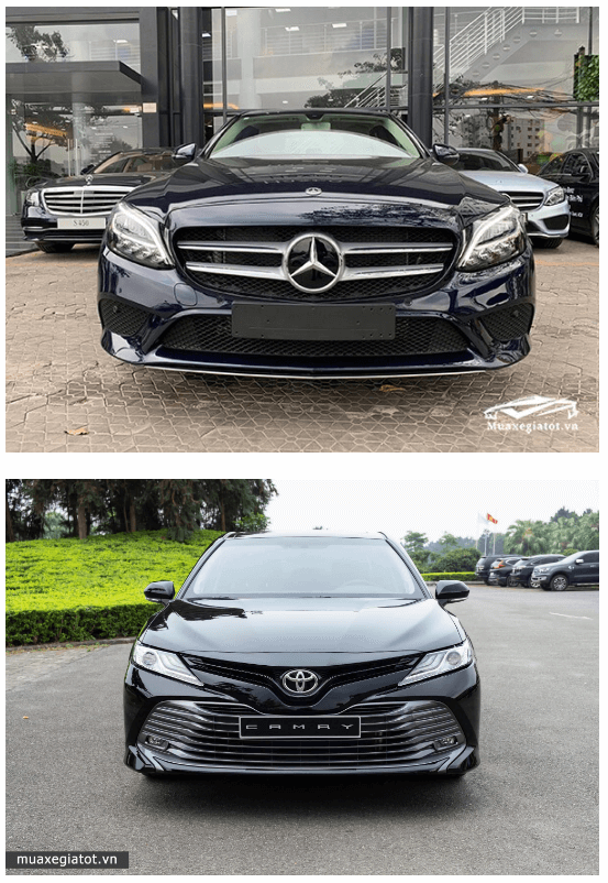 dau xe c200 2019 va camry 25q 2019 muaxenhanh vn 4 - So sánh Toyota Camry 2.5Q 2021 với Mercedes C200 2021