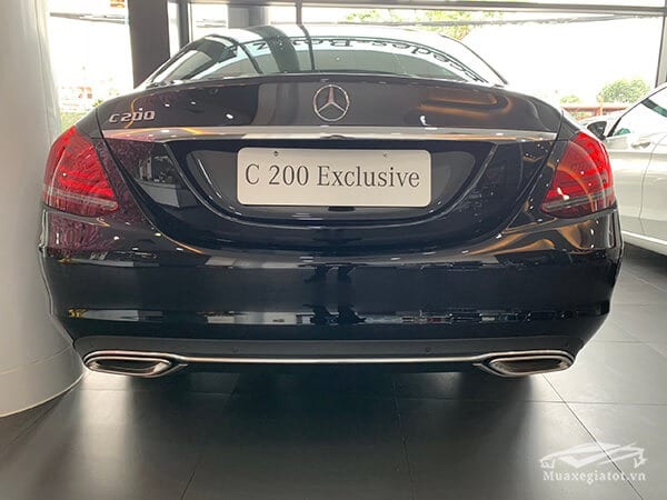duoi xe mercedes c200 exclusive 2019 muaxegiatot vn 5 - Đánh giá Mercedes C200 Exclusive 2021 kèm giá bán khuyến mãi #1
