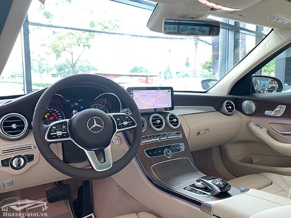 noi that xe mercedes c200 exclusive 2019 muaxegiatot vn 4 - Đánh giá Mercedes C200 Exclusive 2021 kèm giá bán khuyến mãi #1