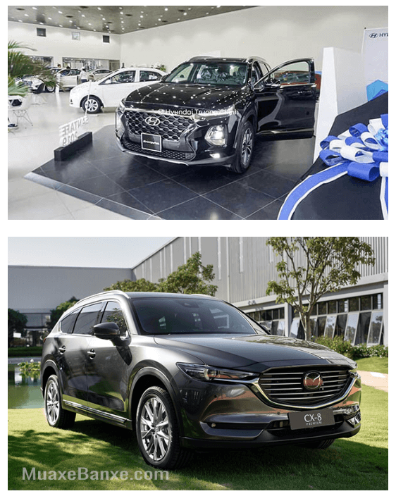 so sanh xe cx8 santafe 2020 muaxenhanh vn 10 - So sánh nhanh Mazda CX-8 và Hyundai Santafe